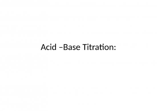 picture Acid Base Titration Slideshare 68314 | Acid &ndash;base Titration1