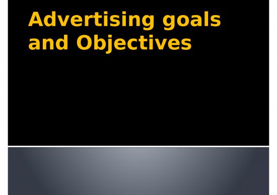 picture Marketing Ppt 67274 | Advertising Goals And Objectives