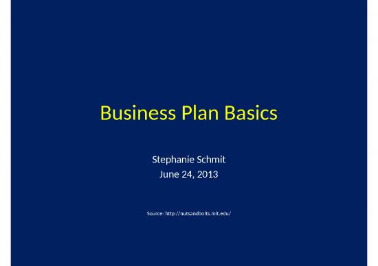 picture Business Plan Ppt Slideshare 68897 | Aiti2013 06 24 Steph Business Plan Intro