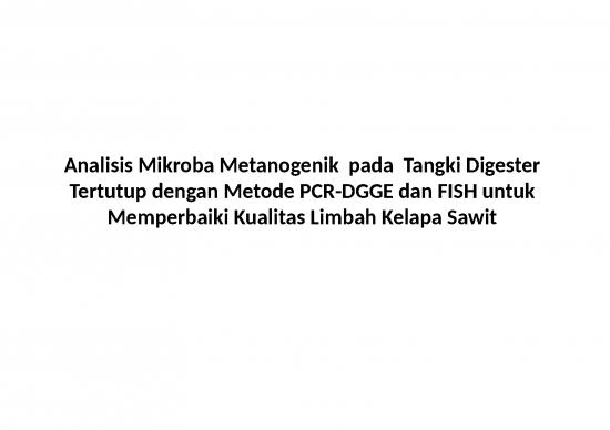 picture_Dgge Slideshare 67116 | Analisis Mikroba Metanogenik Supriyanto 19juli2013