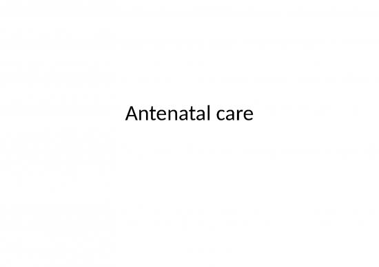 picture History Ppt 66899 | Antenatal Care 214 Dece0ber