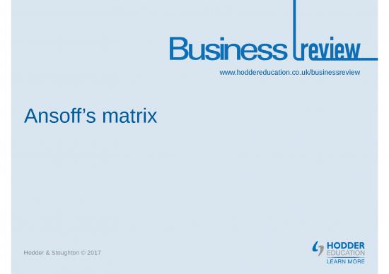 picture Marketing Ppt 67923 | Businessreview23 4 Ansoff
