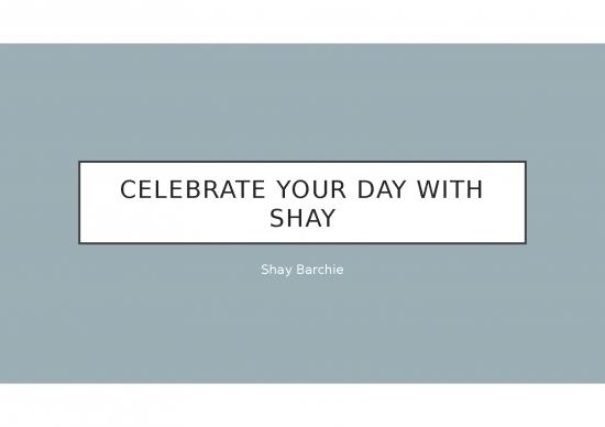 picture Planning Ppt 69173 | Celebrate Your Day With Shay