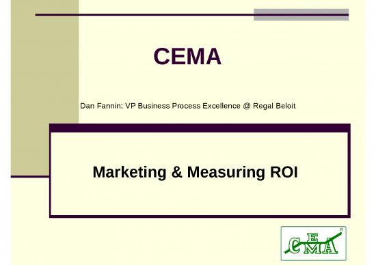 picture Digital Marketing Templates Ppt 67269 | Cema 2019 Marketing Roi Fanninr1