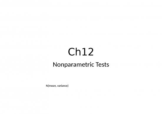 picture Confidence Interval Ppt 68224 | Ch12 Nonparametric Tests