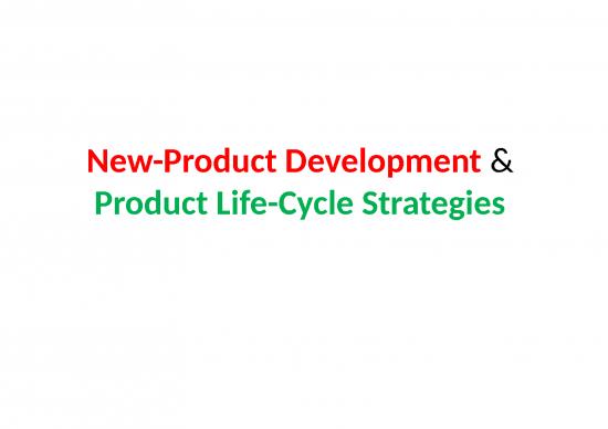 picture Marketing Ppt 67469 | Ch9 Npd & Plc