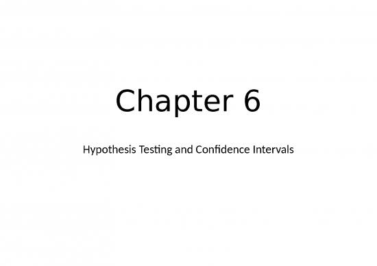 picture Statistic Ppt 68867 | Chapter 6 Hypothesis Testing