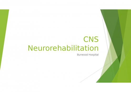 picture Nurse Ppt 68396 | Cns Neurorehabilitation