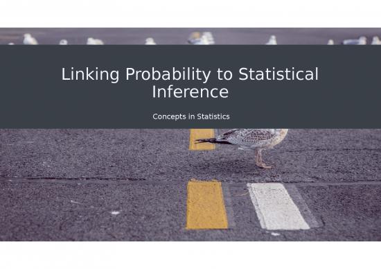 picture_Statistical Inference Ppt 69235 | Conceptsinstatistics 07linkingprobabiltytostatisticalinference