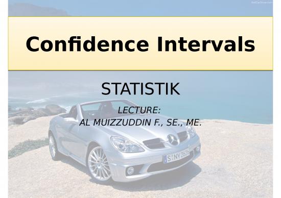 picture1_Statistic Ppt 69054 | Confidence Interval