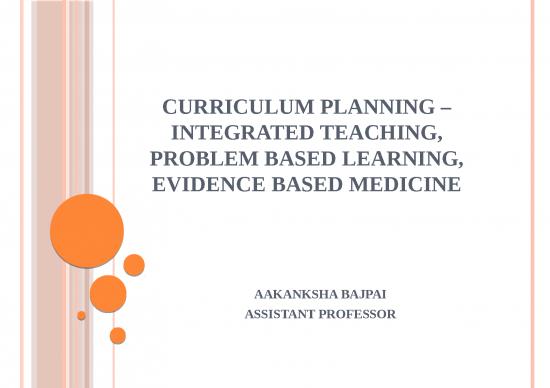 picture Concept Powerpoint 68900 | Curriculum Planning &ndash; Integrated Teaching Problem Based