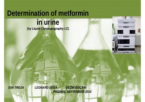 picture_Hplc Slideshare 68366 | Determination Of Metformin In Urine