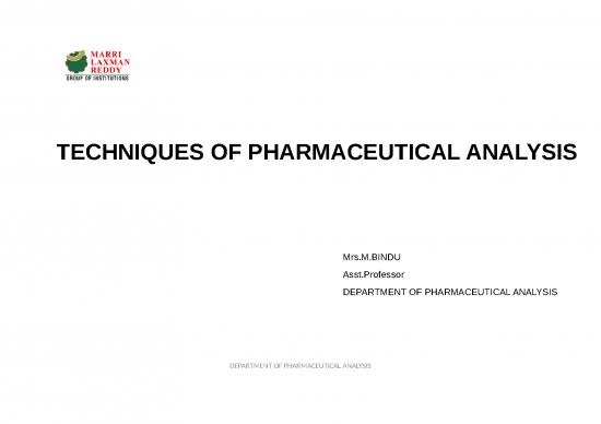 picture Ppt Chemical 66920 | Different Techniques Of Analysis