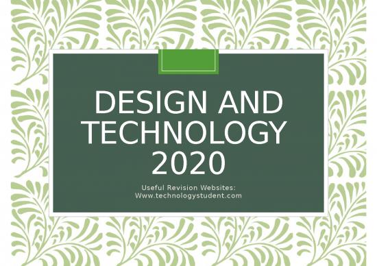 picture_Technology Ppt 68458 | Gcse Revision Guide Design And Technology 2020