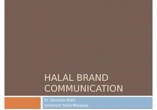 picture Brand Presentation Ppt 67423 | Halal Economy Rosmiza