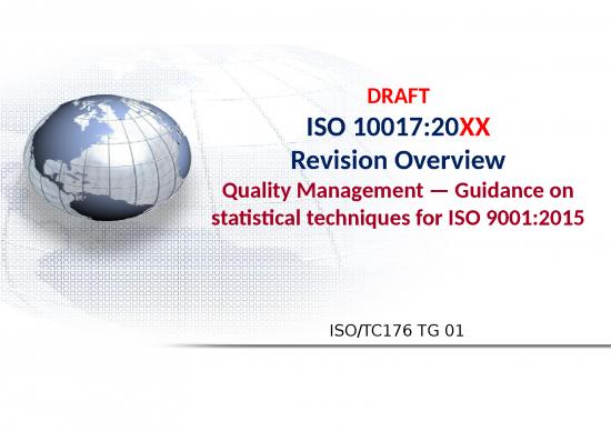 picture1_Powerpoint Summary Slide 68577 | Iso 10017 20xx Revision Overview   Statistical Techniques