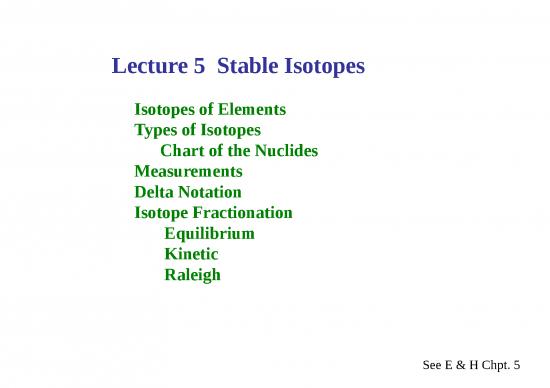 picture Chemistry Ppt 68339 | Lecture5 Stable Isotopes