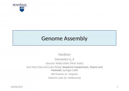 picture Gene Sequencing Slideshare 68137 | Lesson4 4 Genomeassembly