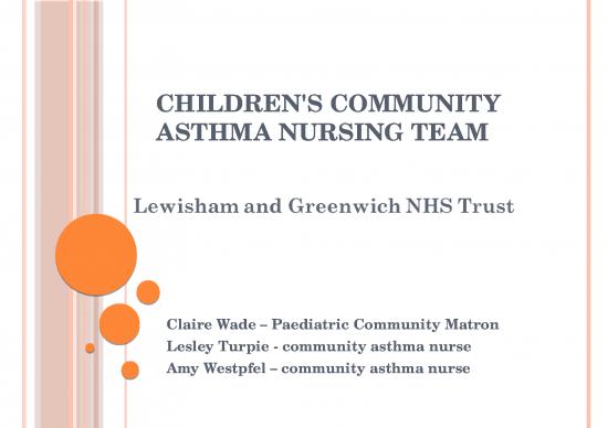 picture_Nurse Ppt 68248 | Lewisham Greenwich Childrens Community Asthma Nursing Team