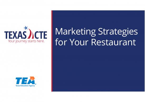 picture Marketing Ppt 68066 | Marketing Strategies For Your Restaurant