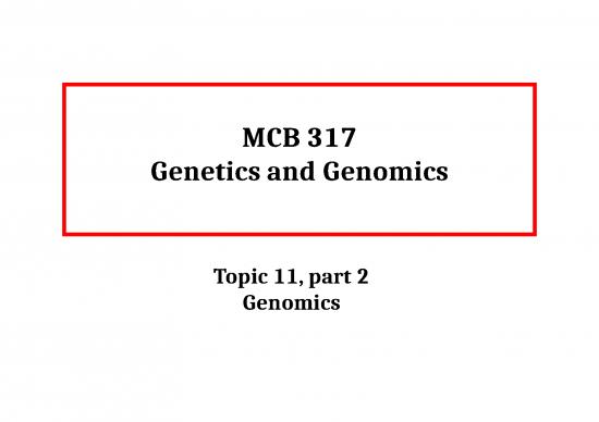 picture Next Generation Sequencing Slideshare 68290 | Mcb317 Topic 11, Pt 2 Genomics Sp14