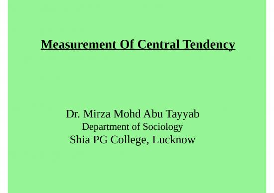 picture_Measures Of Central Tendency Ppt 69252 | Measures Of Central Tendency