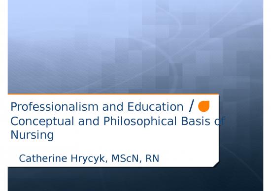 picture Science Ppt 68206 | N50 Professionalism And Education And Conceptual Basis Of Nursing   Class 3