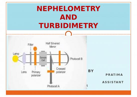 picture_Turbidimetry Slideshare 66869 | Nephelometry