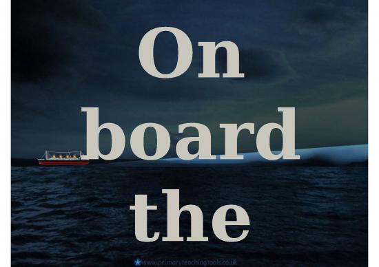 picture_Online Class Ppt 68692 | On Board The Titanic Thursday 30