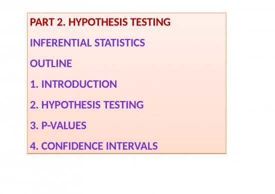 picture Hypothesis Testing Ppt 69089 | Part 2 Hypothesis Testing