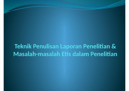 picture_Laporan Penelitian Id 18854 | Pertemuan 13 Teknik Penulisan Laporan Penelitian Dan Masalah Masalah Etis Dalam Penelitian