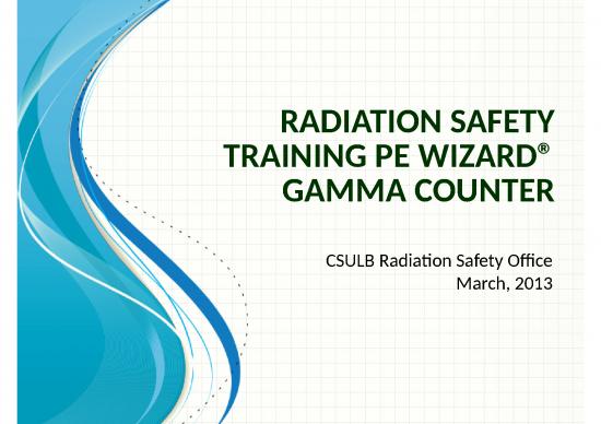 picture Liquid Scintillation Counter Slideshare 67128 | Radiation Safety Training Gamma Counter