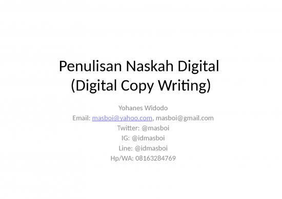 picture Digital Marketing Templates Ppt 67226 | Rps Penulisan Naskah Digital