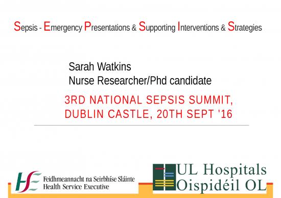 picture Nurse Ppt 68254 | Sepsis Emergency Presentations Supporting Interventions Strategies