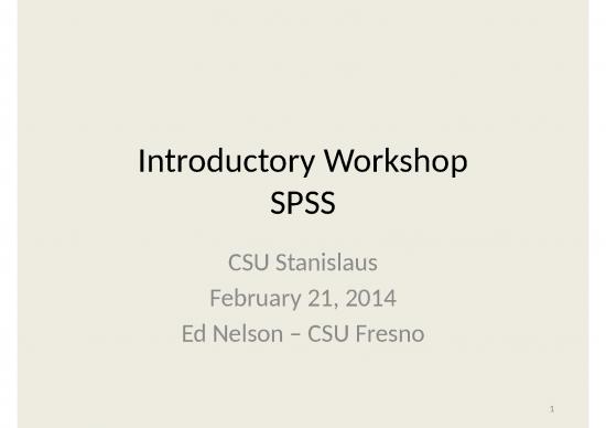 picture Science Ppt 69278 | Spss Introductory Nelson 042114