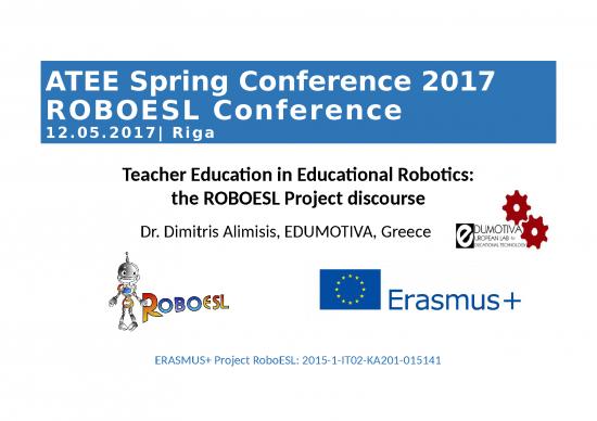 picture Technology Ppt 67180 | Teacher Education In Educational Robotics The Roboesl Project Discourse