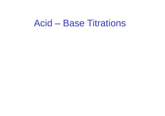 picture_Acid Base Titration Slideshare 68306 | Titration Curves
