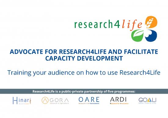 picture Marketing Ppt 68025 | Ttt En 5 Training Your Audience On How To Use Research4life