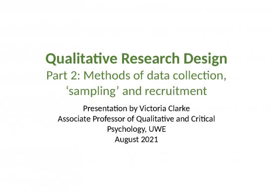 picture Research Design Slideshare 68406 | Uwe Braun Clarke Hayfield Qualitative Research Design Part 2 Slides