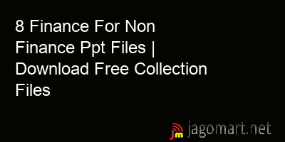 picture 8 Finance For Non Finance Ppt Files | Download Free Collection Files