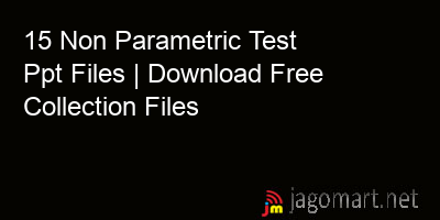 picture 15 Non Parametric Test Ppt Files | Download Free Collection Files