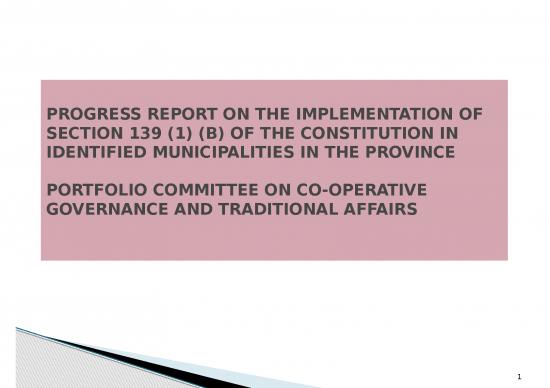 picture Financial Management Ppt 71013 | 201125pmabridged Progress Report On The Implementation Of Section 139 1b In Nw