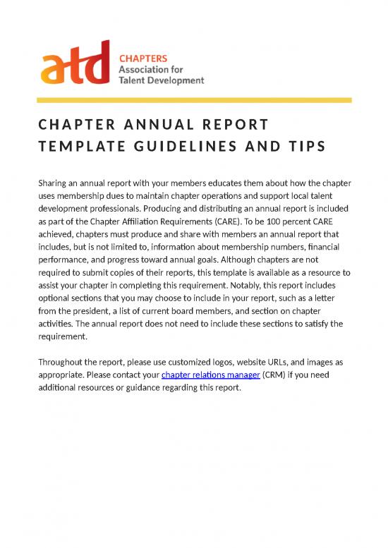 picture Report Ppt 70952 | 2022 Chapter Annual Report Template