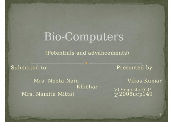 picture Computer Powerpoint Template 70562 | 53412063 Bio Computers