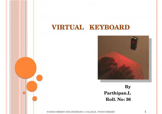 picture Ppt On Laser 70563 | 54479202 Virtual Keyboard