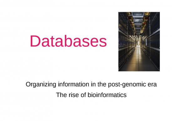 picture_Biology Ppt 71363 | 5 Databases