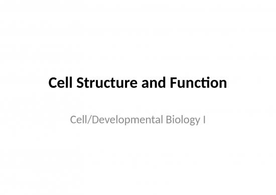picture Biology Ppt 71372 | Cell Structure And Function Southeast 2013 Cell Dev Biology