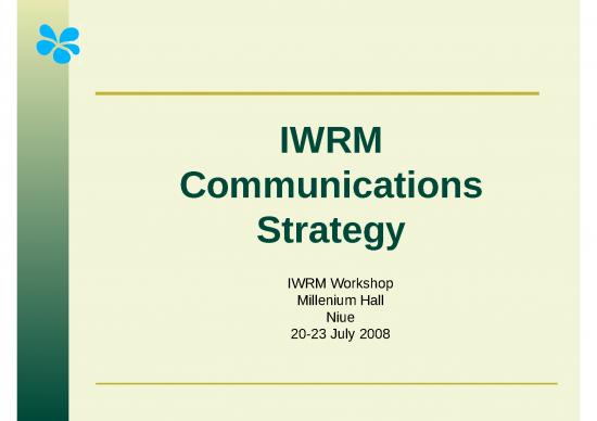 picture1_Strategy Presentation 69859 | Communications Strategy For Iwrm