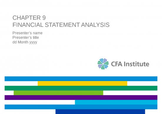 picture Financial Powerpoint Templates 71123 | Corporate Finance Chapter9