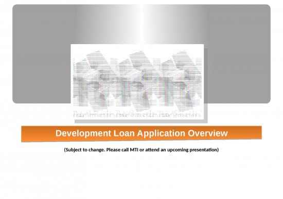 picture Planning Ppt 69767 | Development Loan Ppt 6 4 15 1